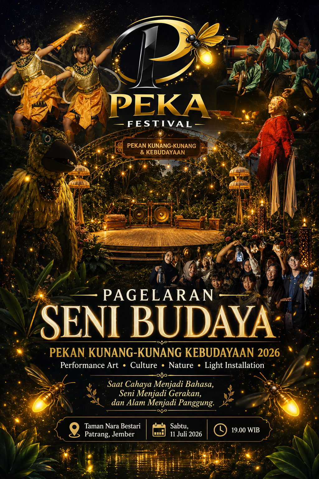 FESTIVAL PEKA 2026 : JEMBER MENYALA • SERIBU CAHAYA